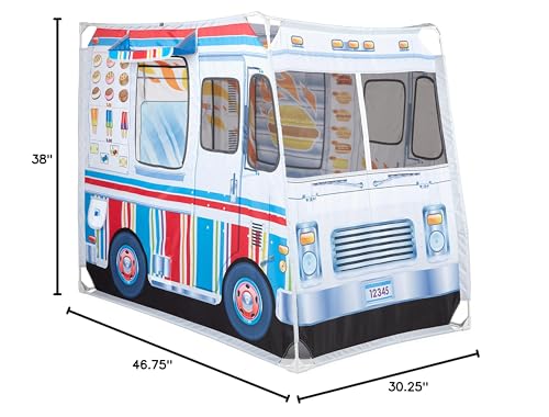 Double-Sided Food Truck Play Tent Q436