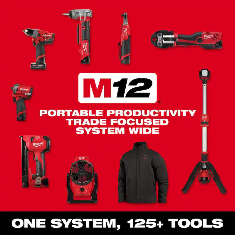 12V Cordless Drill Driver/Impact Combo Kit with Right Angle Drill C8593