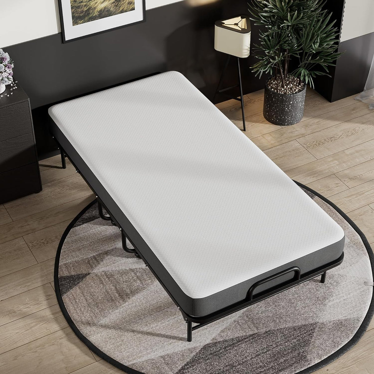 Folding Bed with Mattress 75 x 31 Z71240
