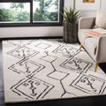 Shag Abstract Moroccan Area Rug or Runner Z84087