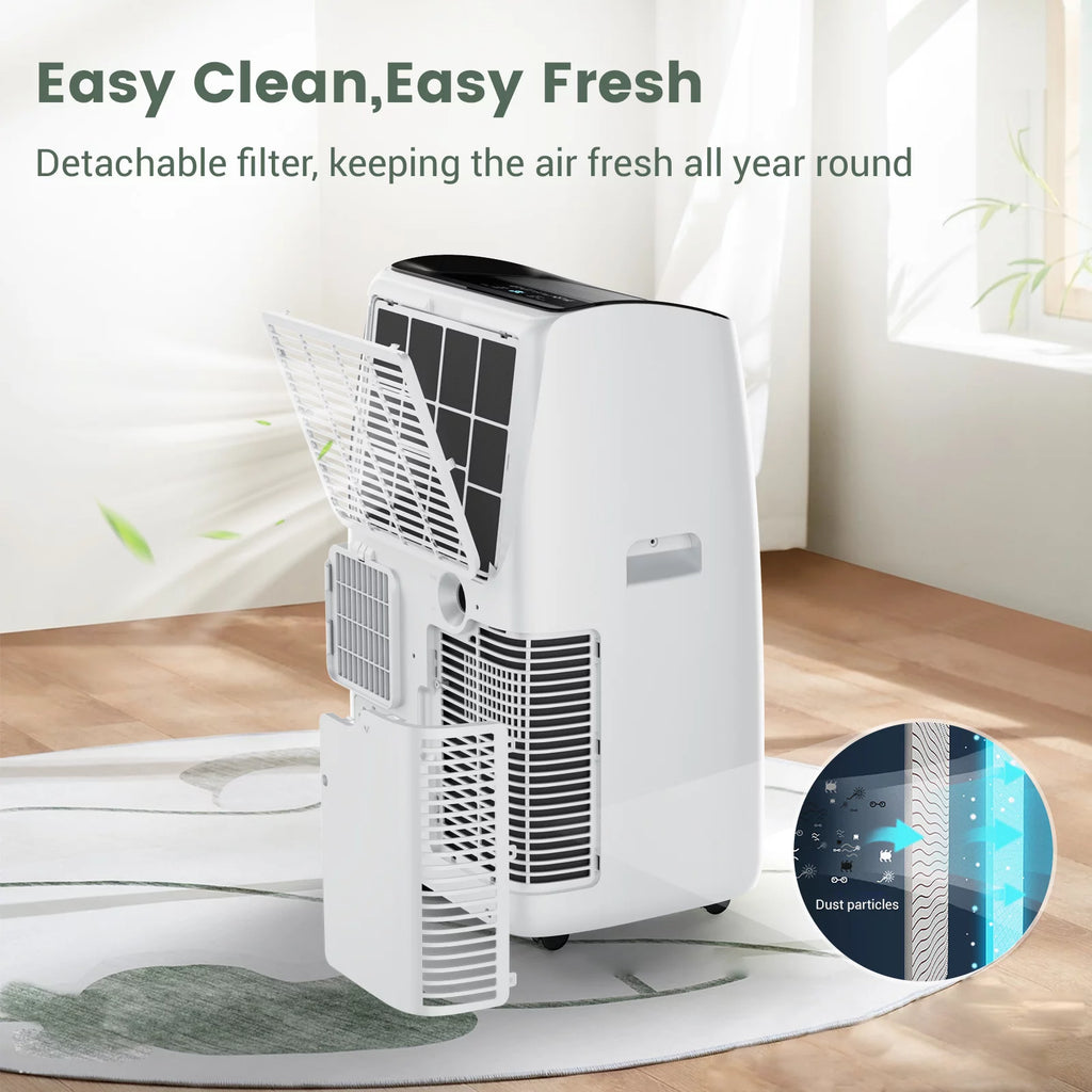 10200 BTU Portable Air Conditioner up to 450 Sq Ft with Dehumidifier B114