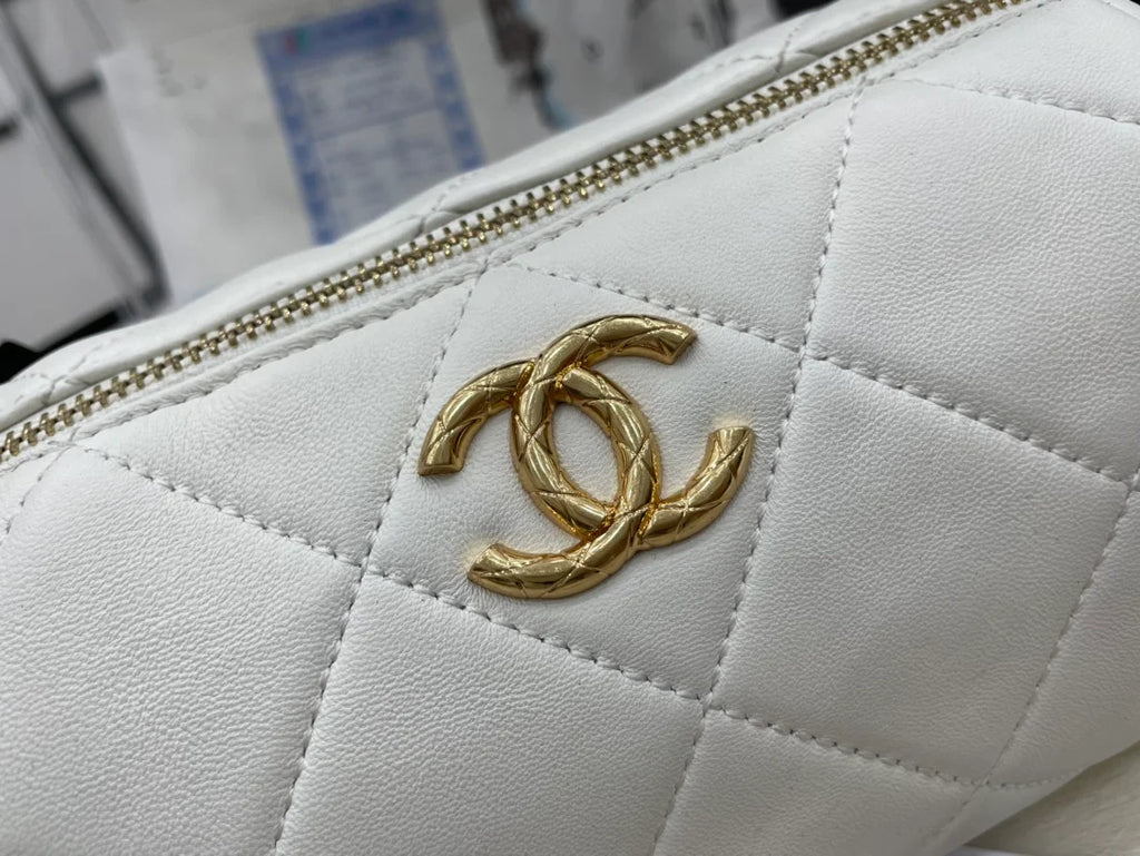 White Mini Bowling Bag M3767
