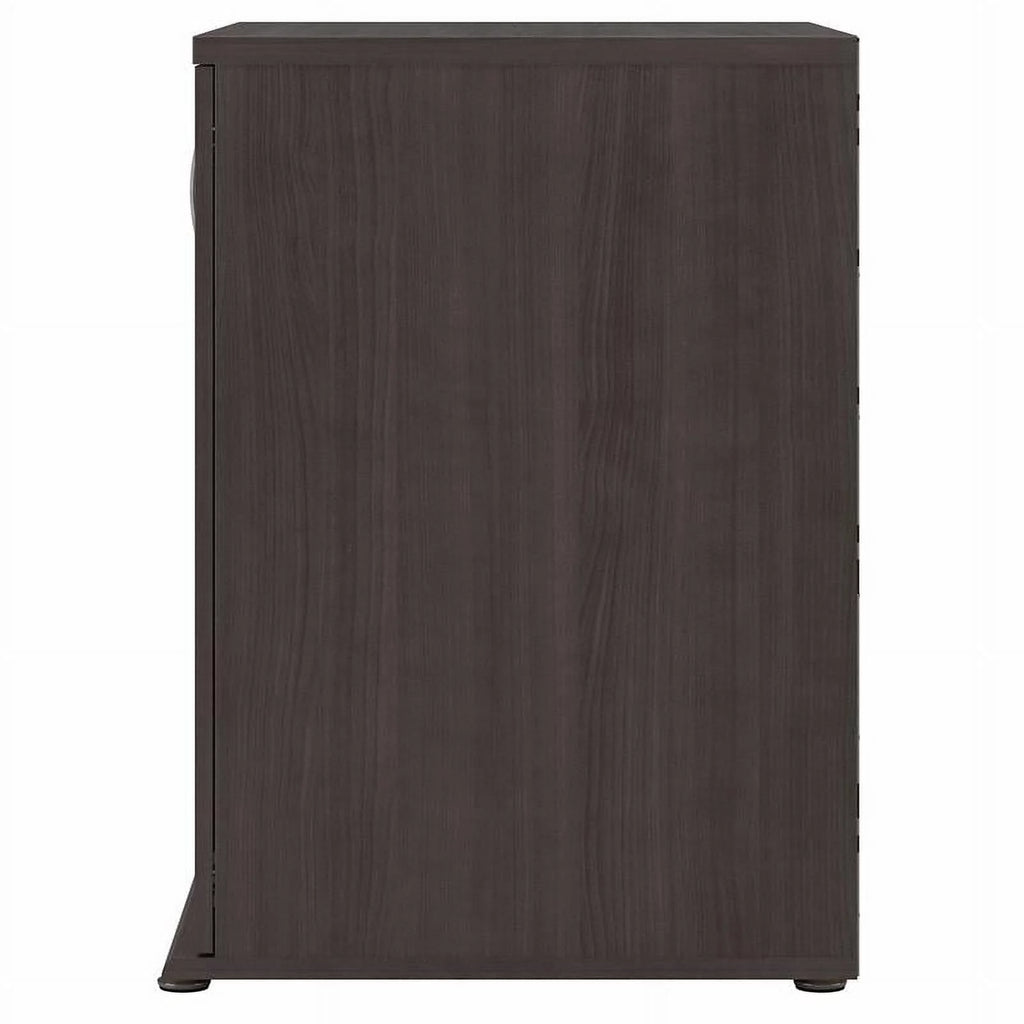 Storm Gray Engineered Wood Cabinet with Doors Y535