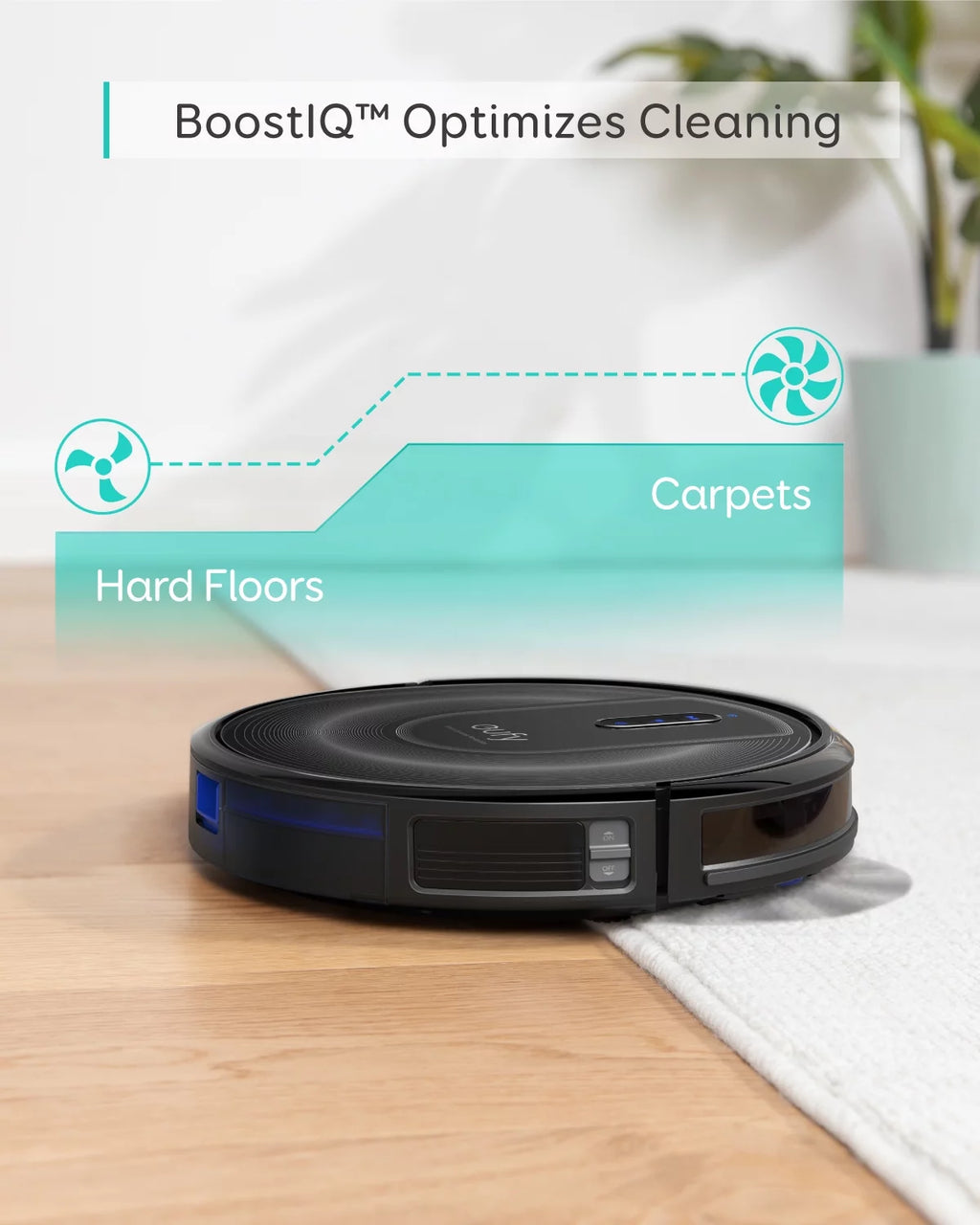 Robot Vacuum with Home Mapping, 2000Pa Suction, Wi-Fi G44273