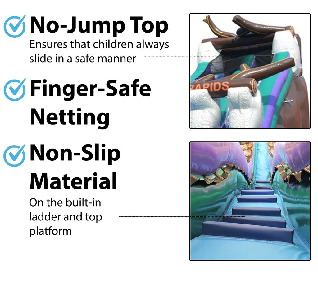 Inflatable Water Slide with Blower Z4736