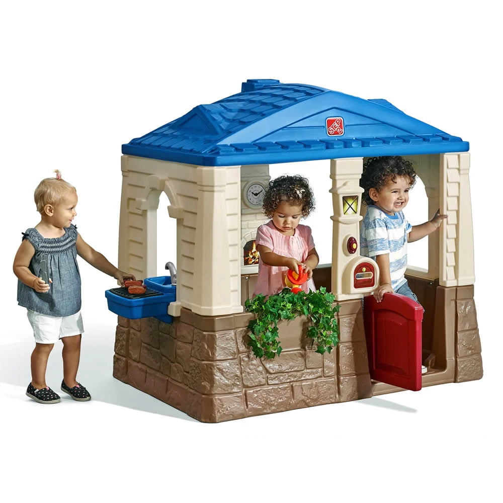 Brown Plastic Kids Playhouse P48881