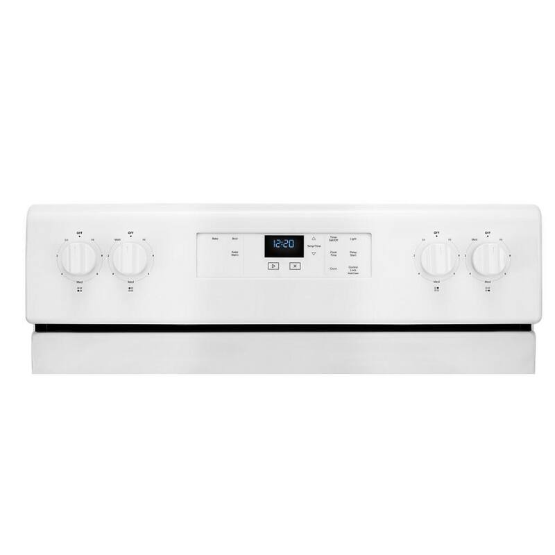 30 in. 4.8 cu. ft. 4-Burner Electric Range with Storage Drawer in White Z990