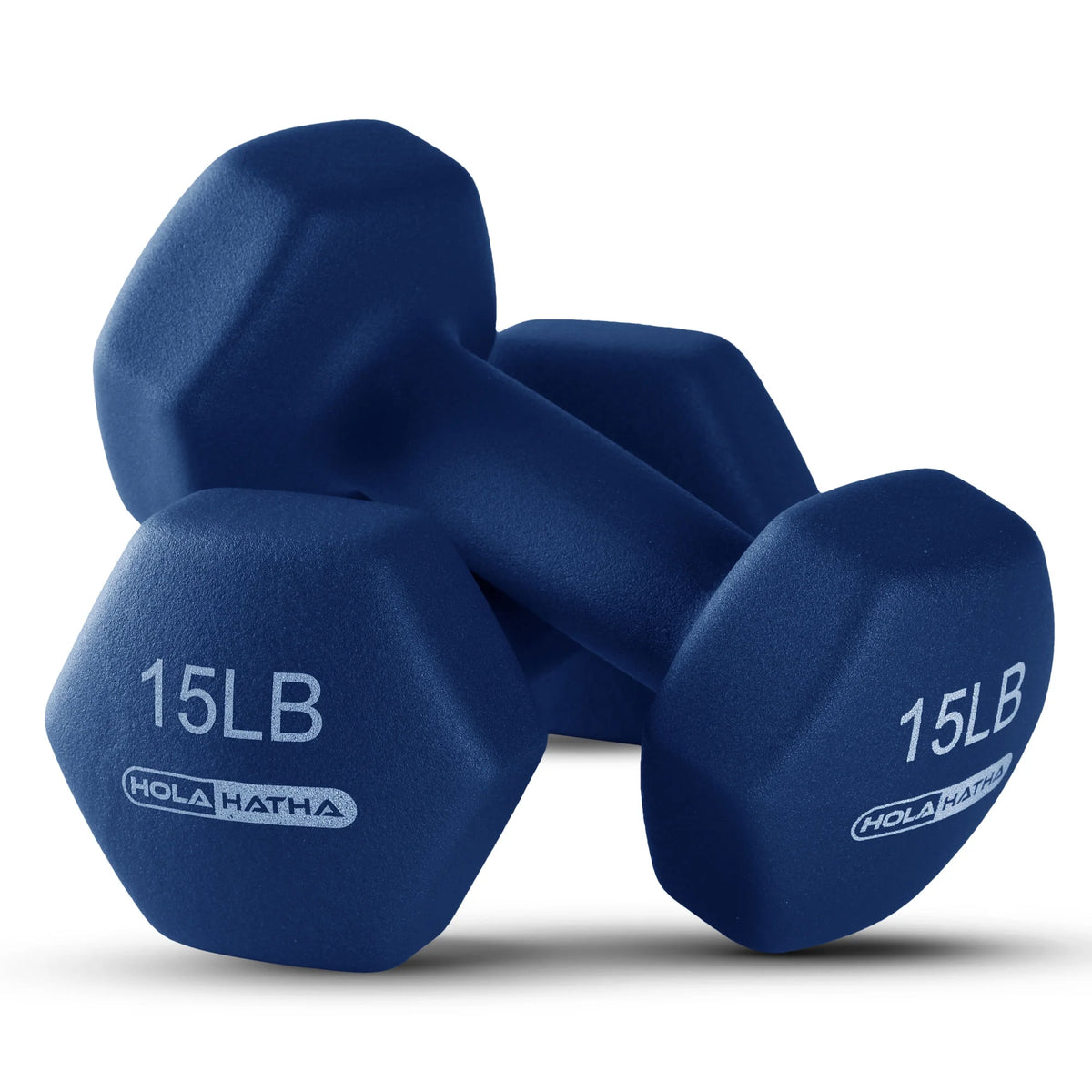 5, 10 & 15 Pound Neoprene Dumbbell Weight Set with Storage Rack J403576