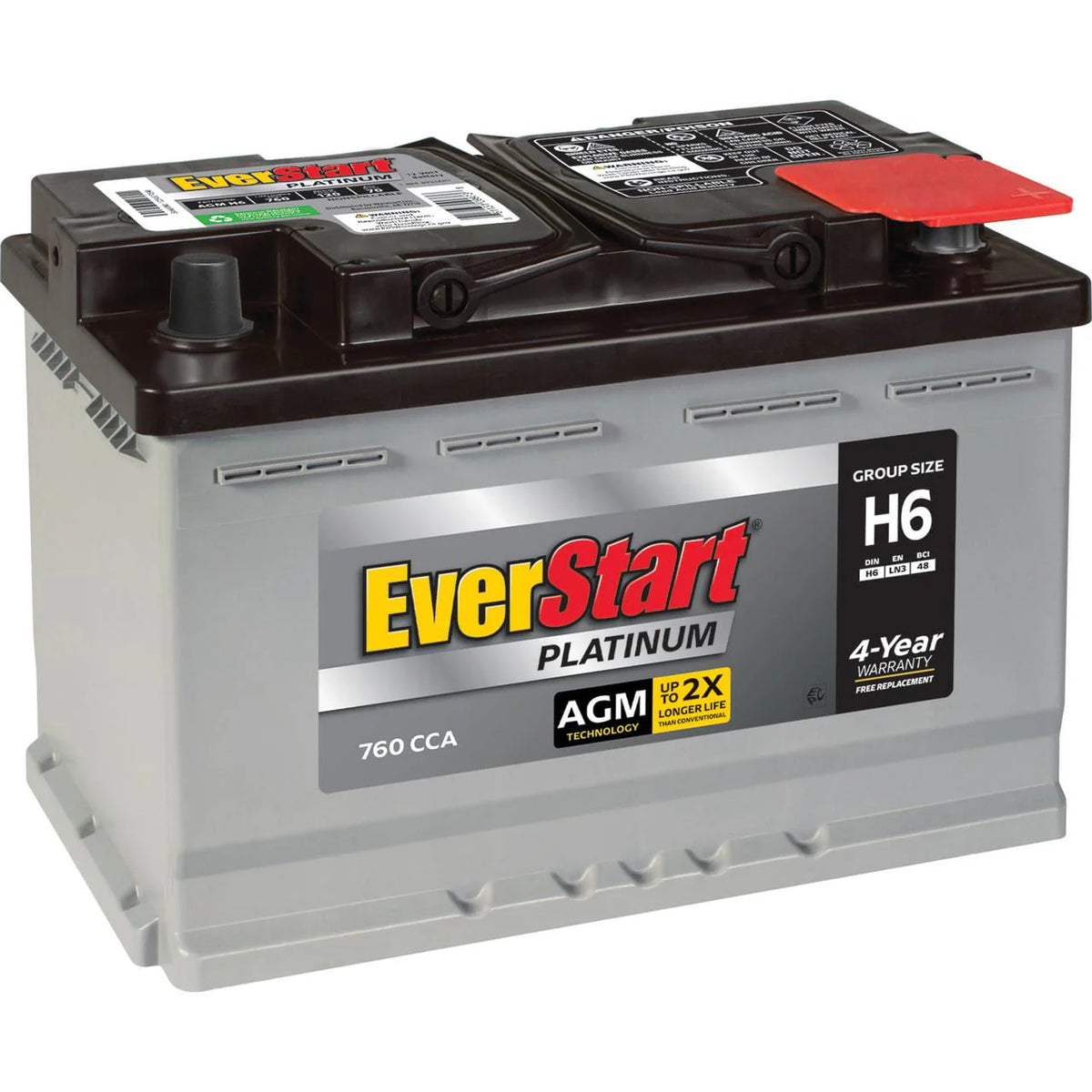 AGM Automotive Battery Group H6 12 Volt 760 CCA L4760