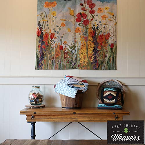Woven Tapestry Wall Art Hanging 100% Cotton 40x31 S101